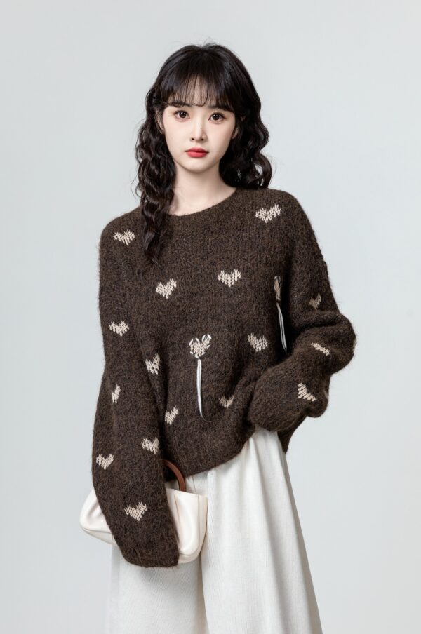 Vintage Soft Knit Sweater Top - Image 3