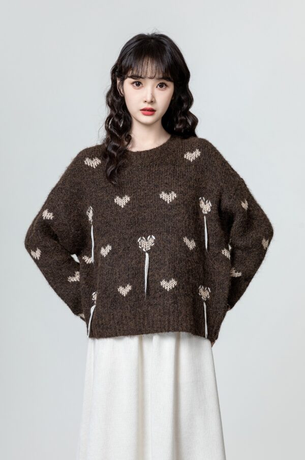 Vintage Soft Knit Sweater Top - Image 5