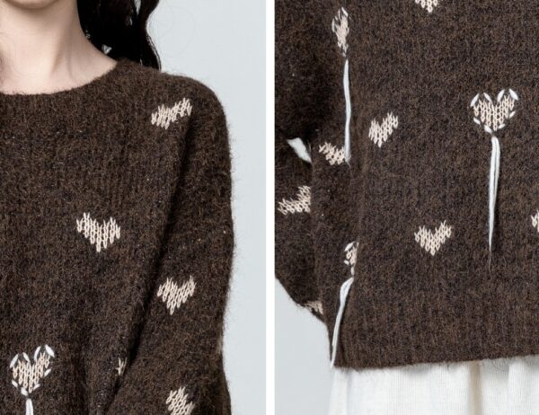 Vintage Soft Knit Sweater Top - Image 9