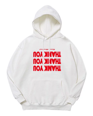 White Thank You Hoodie | IU