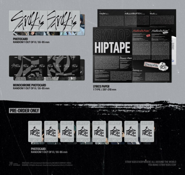 ACCORDION - Stray Kids Album SKZHOP HIPTAPE '合 (HOP)' (Random Ver.) - Image 3