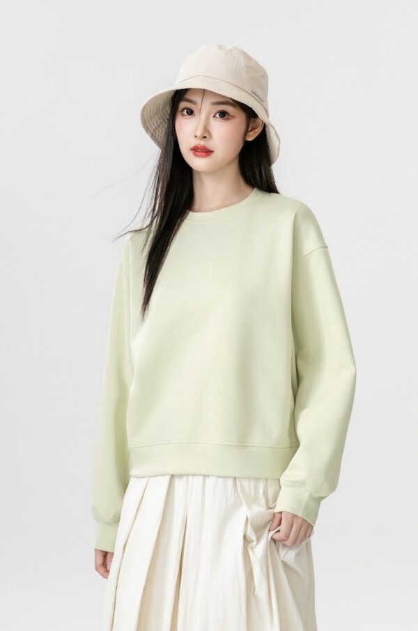 Green Crewneck Pullover Sweatshirt - Image 11