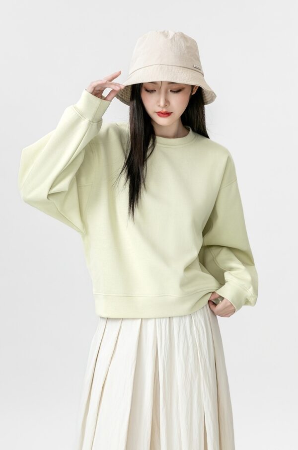 Green Crewneck Pullover Sweatshirt - Image 12