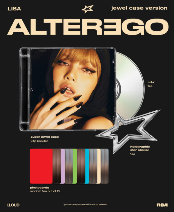 LISA Solo Album - Alter Ego | Jewel Case - Image 2