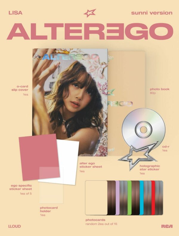 LISA Solo Album - Alter Ego | Photobook, Sunni Version - Image 2