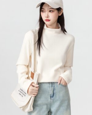 New Soft Knit Long Sleeve Top