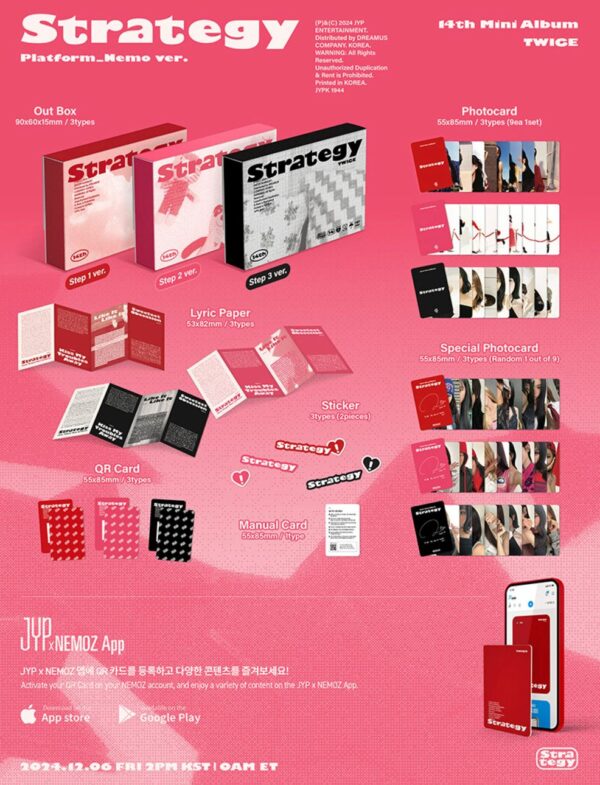 Smart Album - TWICE 14th Mini Album STRATEGY (Random, Platform Nemo Ver.) - Image 2