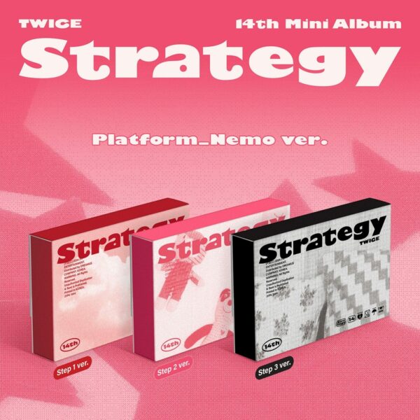 Smart Album - TWICE 14th Mini Album STRATEGY (Random, Platform Nemo Ver.)