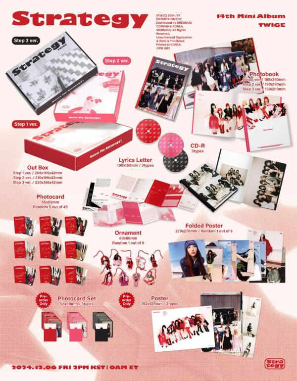 TWICE 14th Mini Album STRATEGY (SET Ver.) - Image 5