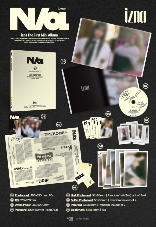 izna 1st Mini Album - N/a (Random Ver.) - Image 2