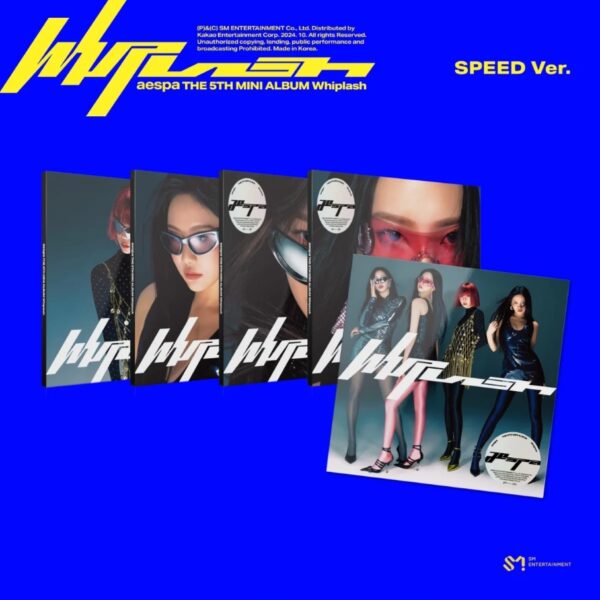 Aespa 5th Mini Album - Whiplash | Speed, Random Version