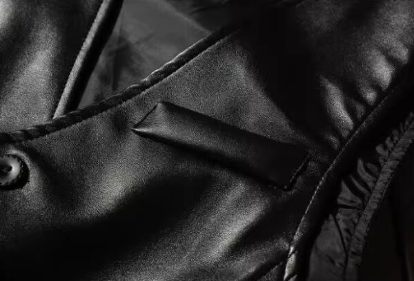 Black Faux Leather Vest | Ten - NCT - Image 4