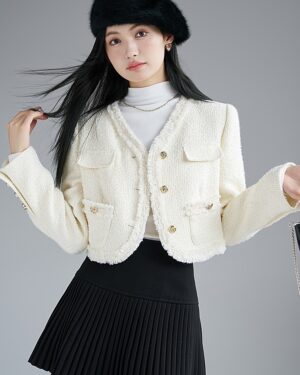 Chic French Style Elegant Winter Jacket