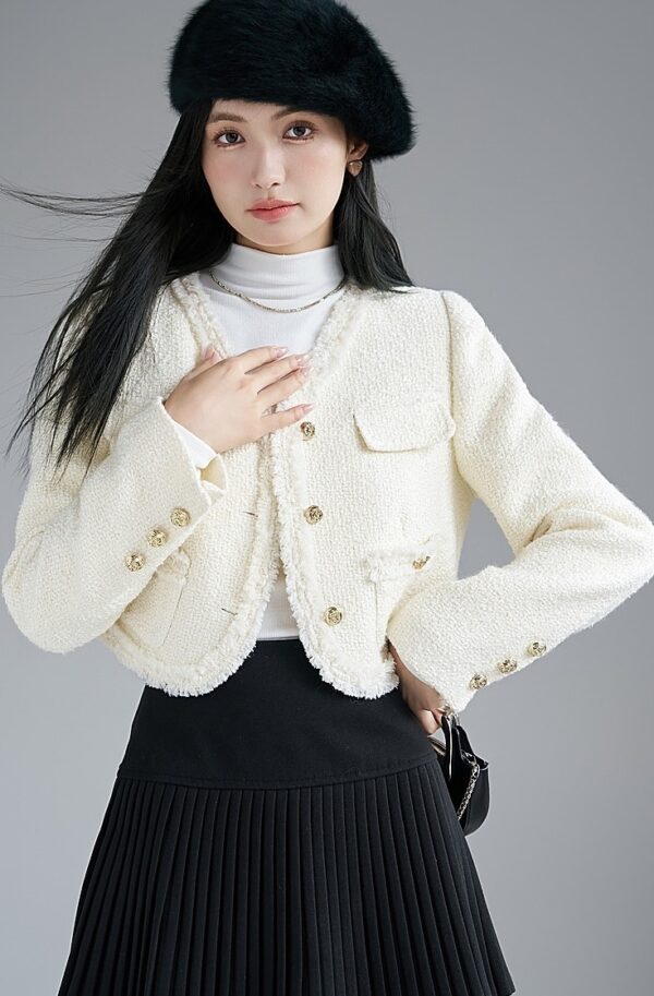 Chic French Style Elegant Winter Jacket - Image 7