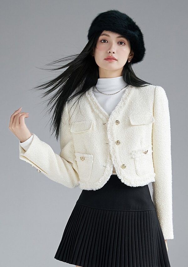 Chic French Style Elegant Winter Jacket - Image 2