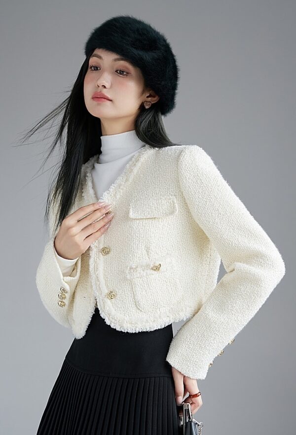 Chic French Style Elegant Winter Jacket - Image 8