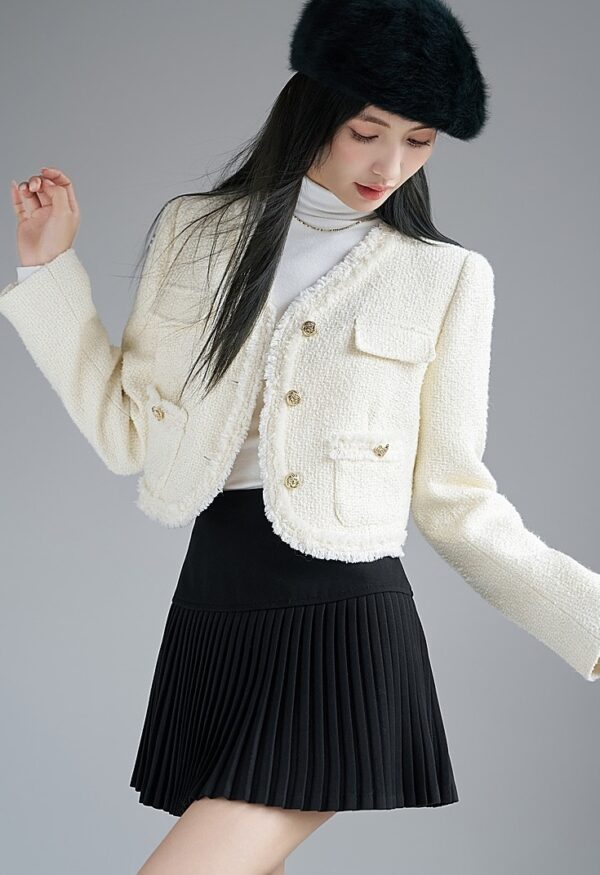 Chic French Style Elegant Winter Jacket - Image 4