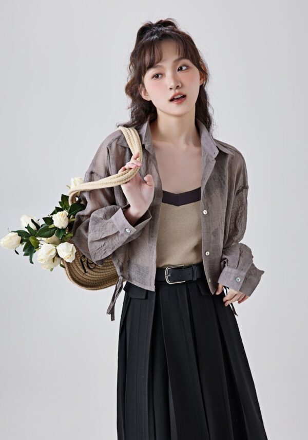 Chiffon Summer Sheer Cardigan Jacket - Image 4