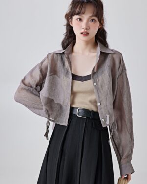 Chiffon Summer Sheer Cardigan Jacket