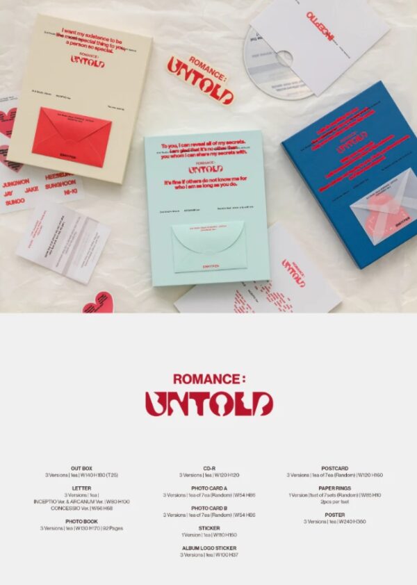 Enhypen 2nd Album - Romance : Untold | Random Version - Image 2