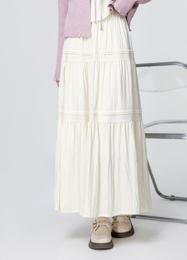 French Style Aline Midi Skirt - Image 2