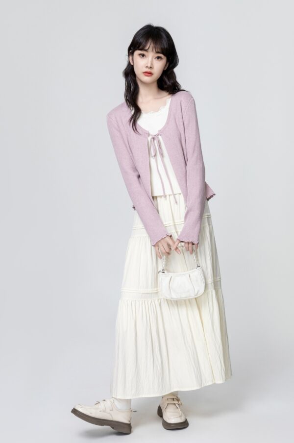 French Style Aline Midi Skirt - Image 3