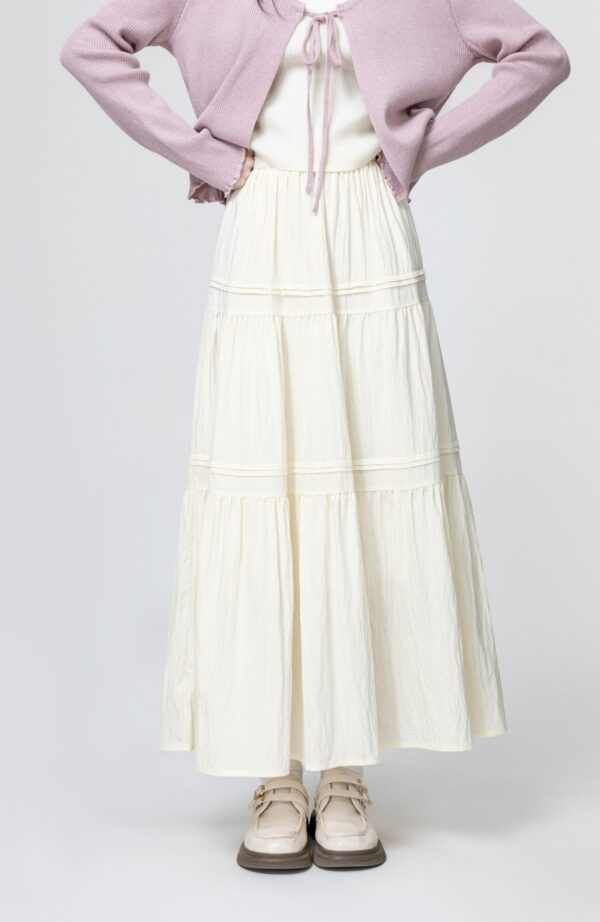 French Style Aline Midi Skirt - Image 5