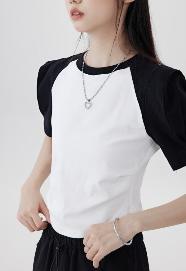 French Style Puff Sleeve T-Shirt - Image 12