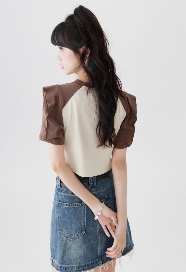 French Style Puff Sleeve T-Shirt - Image 15