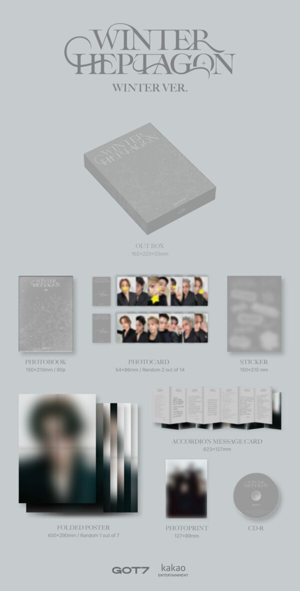 GOT7 Mini Album - Winter Heptagon | Set Version - Image 2