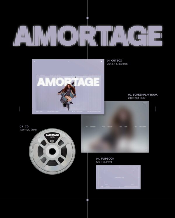 JISOO 1st Solo Mini Album - Amortage | Exclusive Edition - Image 8