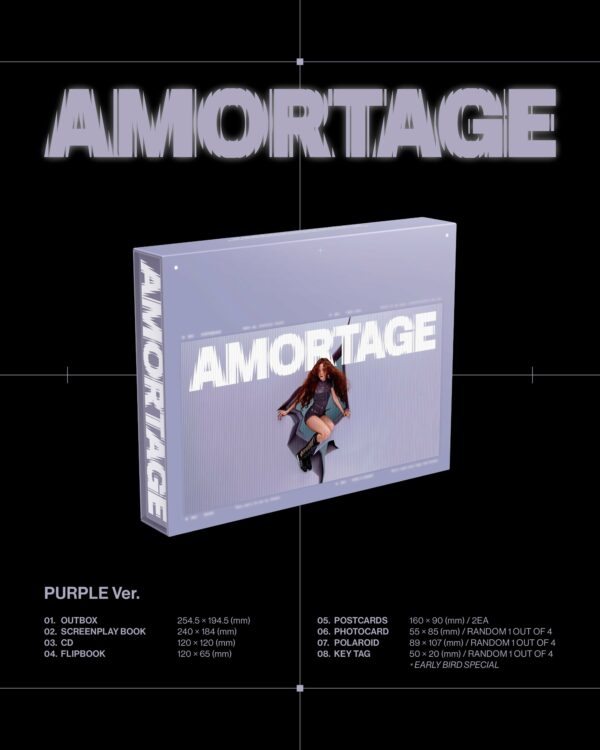 JISOO 1st Solo Mini Album - Amortage | Exclusive Edition - Image 7