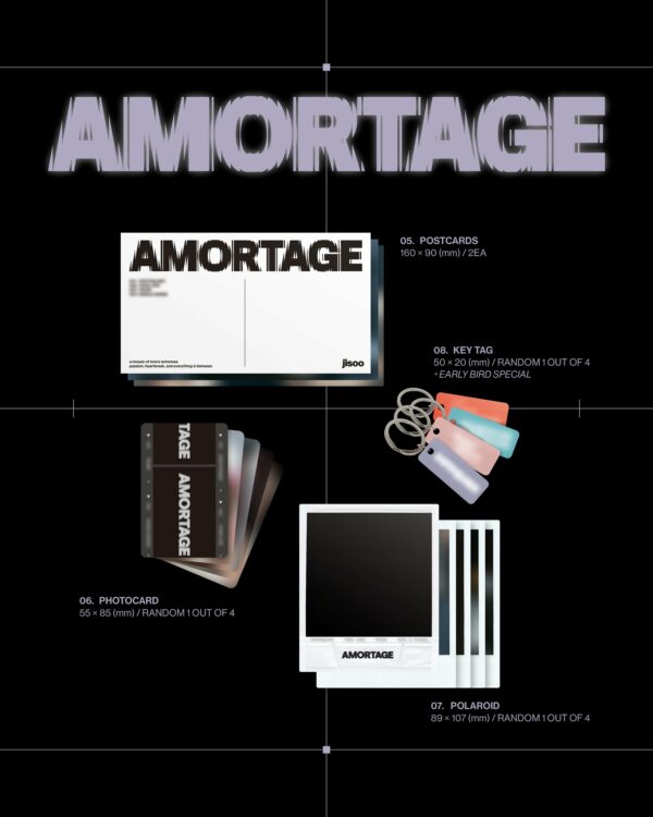 JISOO 1st Solo Mini Album - Amortage | Exclusive Edition - Image 5