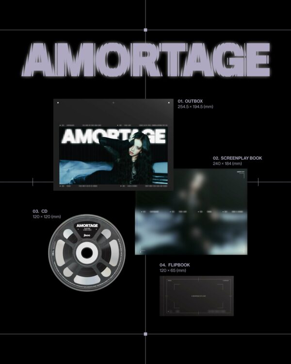 JISOO 1st Solo Mini Album - Amortage | Exclusive Edition - Image 4