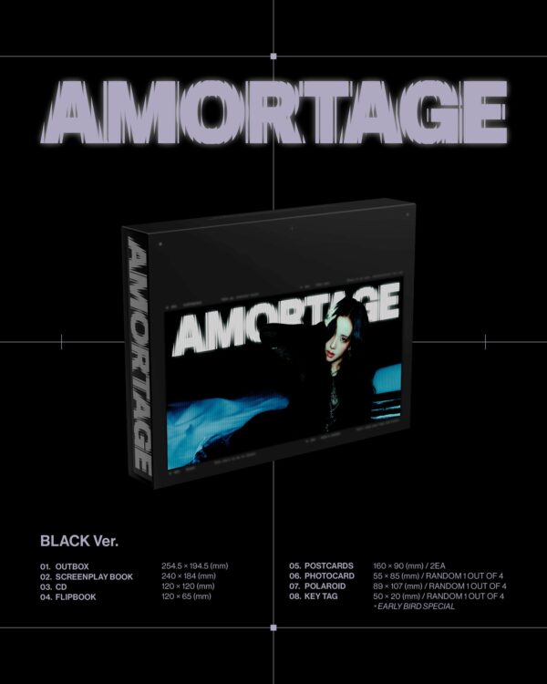 JISOO 1st Solo Mini Album - Amortage | Exclusive Edition - Image 3