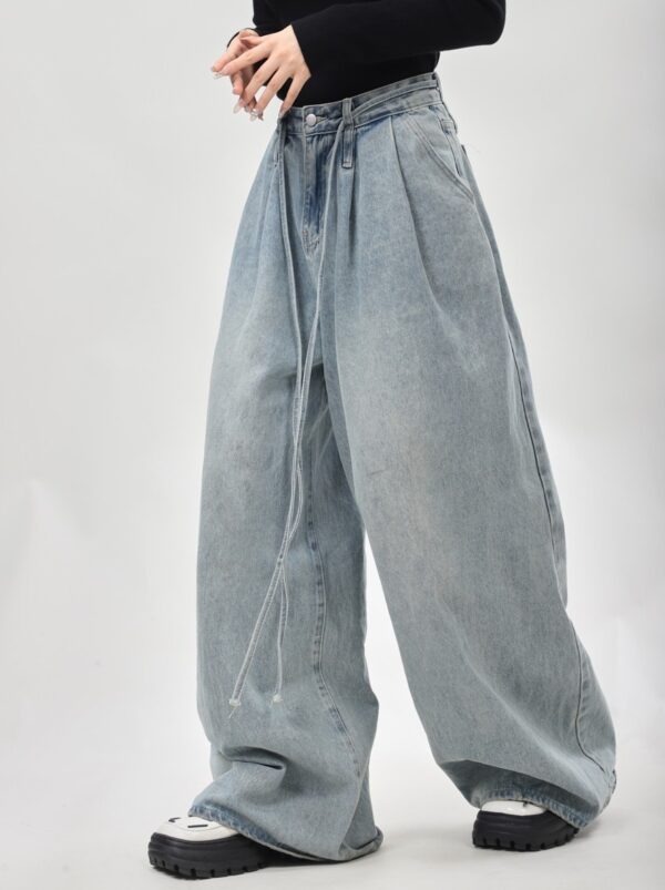 Light Blue Denim Baggy Jeans | J-Hope - BTS - Image 4