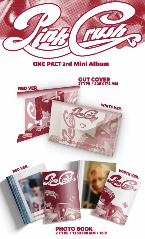 One Pact 3rd Mini Album - Pink Crush | Random Version - Image 2