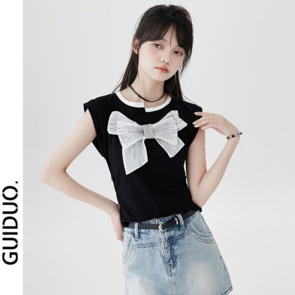 Sleeveless Cotton Crop Top - Image 17