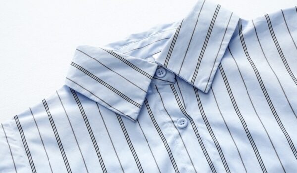 Striped Long Sleeve French Shirt - Image 22