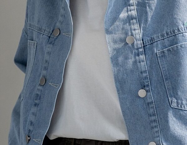 Trendy Spring Short Denim Jacket - Image 11