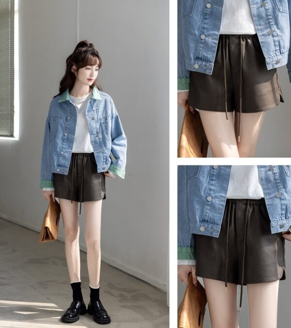 Trendy Spring Short Denim Jacket - Image 3