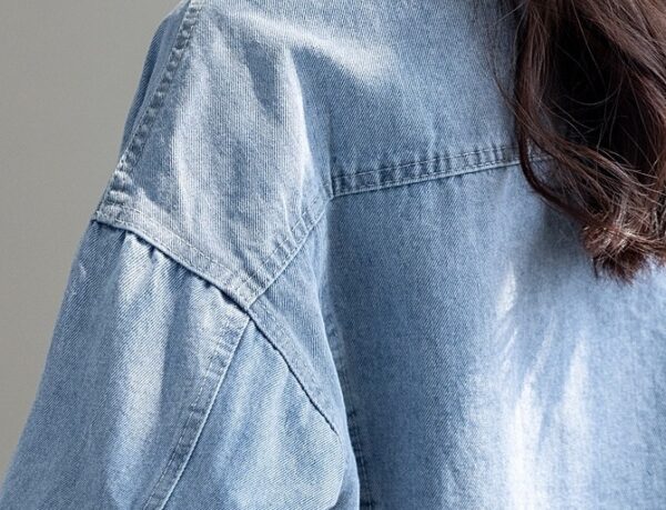 Trendy Spring Short Denim Jacket - Image 10