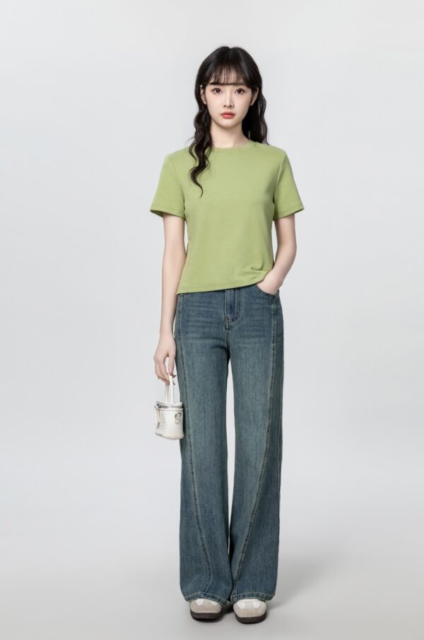 Vintage High Waist Flared Jeans - Image 4