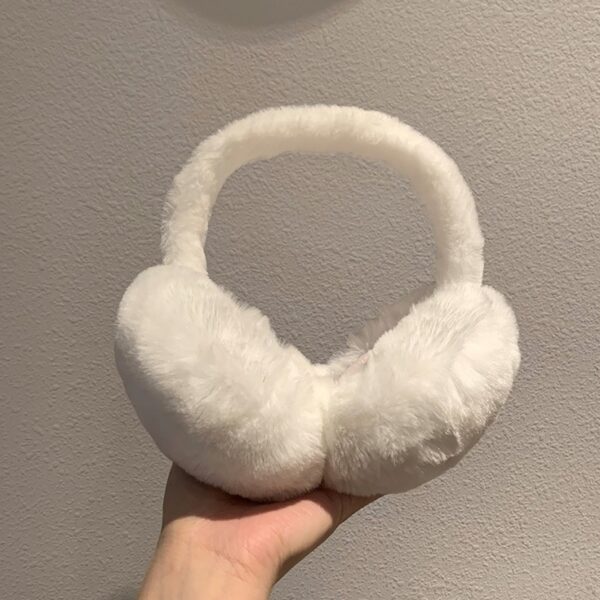 White Plush Winter Earmuffs | Changbin - Stray Kids - Image 6